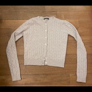 Brandy Melville tan cardigan